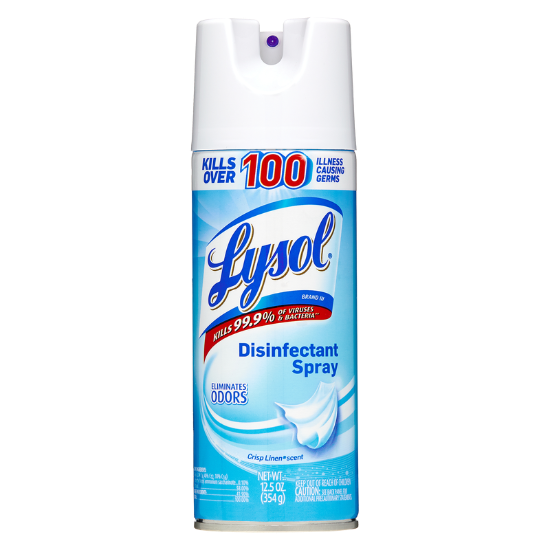 Picture of Lysol Crisp Linen Disinfectant Spray 12.5oz