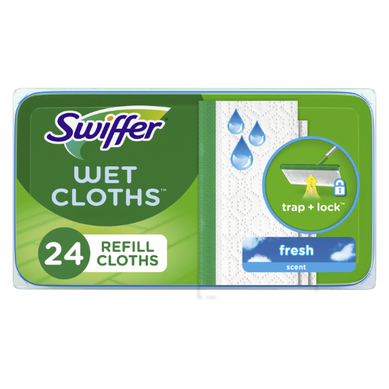 Picture of Swiffer Sweeper Wet Sweeping Cloths 24ct