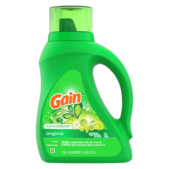Picture of Gain + Aroma Boost Original Scent Liquid Laundry Detergent 46oz