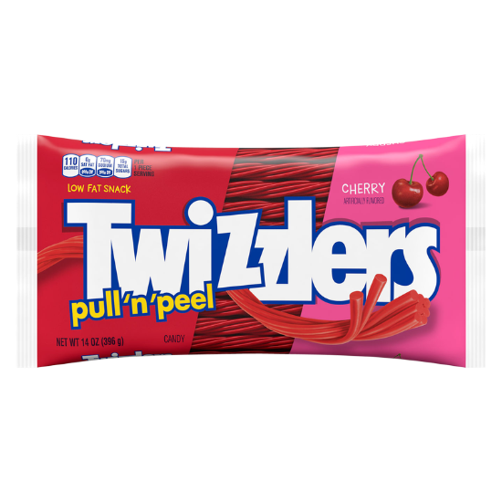 Picture of Twizzlers Pull N Peel Cherry Licorice Pull Apart 14oz