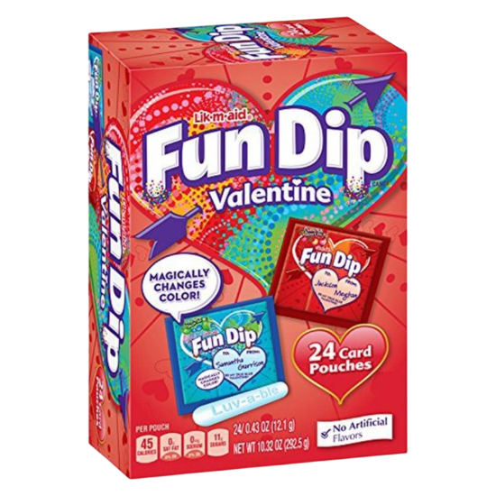 Picture of Fun Dip Valentine's Candy & Card, 24ct
