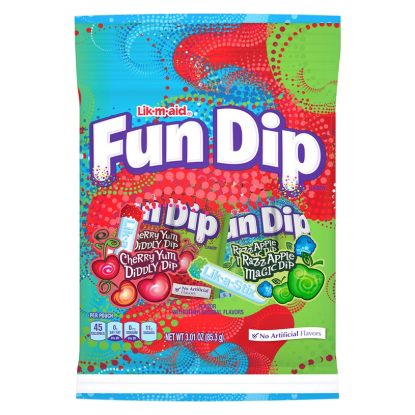 Picture of Fun Dip Candy Cherry Apple Variety Pack 3.1oz