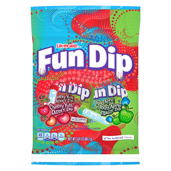 Picture of Fun Dip Candy Cherry Apple Variety Pack 3.1oz