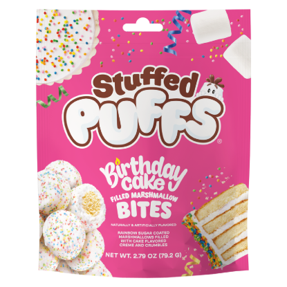 Picture of Stuffed Puffs Birthday Cake Bites - 2.79oz