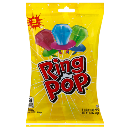 Picture of Ring Pop Assorted Flavors Variety Party Pack 3ct