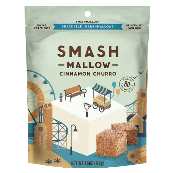 Picture of Smashmallow Cinnamon Churro Marshmallows 4.5oz