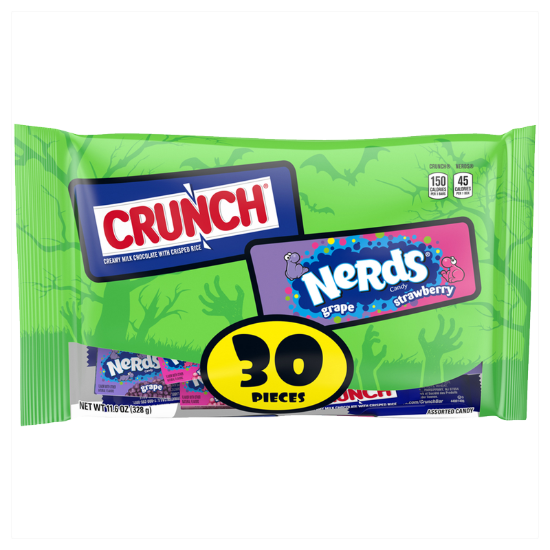 Picture of Nerds Grape & Strawberry and Crunch Bar Minis 30ct Bag
