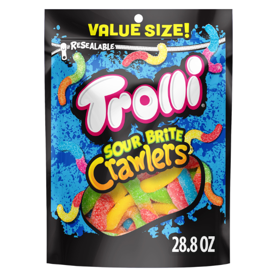 Picture of Trolli Sour Brite Crawlers Big Bag, 28.8oz