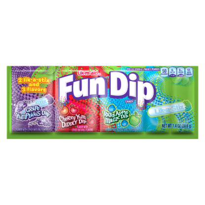 Picture of Fun Dip Grape/Cherry/Razz Apple 3 Flavor 1.4 oz