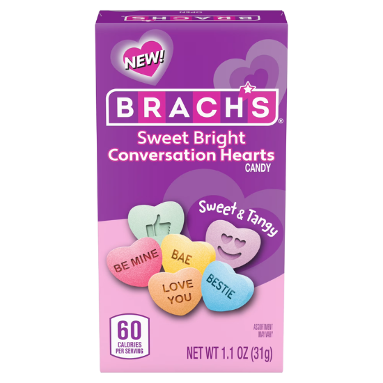 Picture of Brach's Sweet Bright Conversation Hearts, 1.1oz