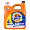 Picture of Tide Ultra Oxi with Odor Eliminators Liquid Laundry Detergent, HE, 132oz, 94 Loads