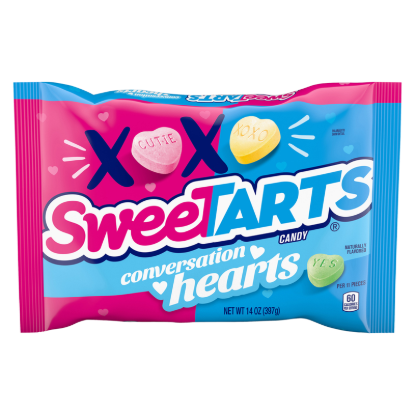 Picture of SweeTARTS Conversation Hearts 14oz Bag