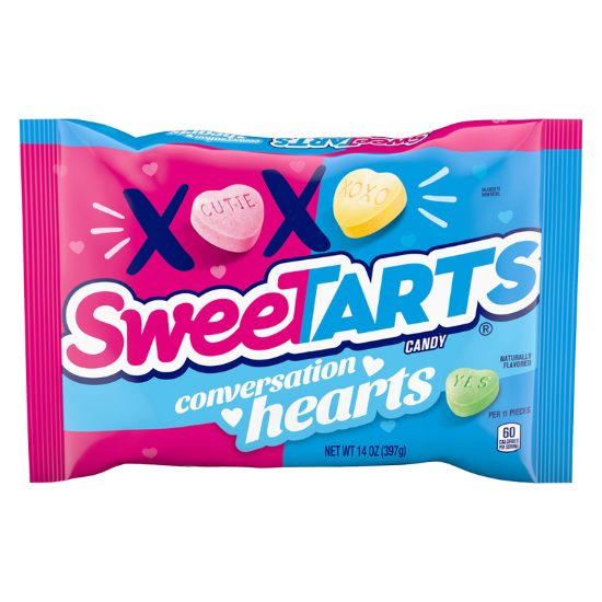 Picture of SweeTARTS Conversation Hearts 14oz Bag