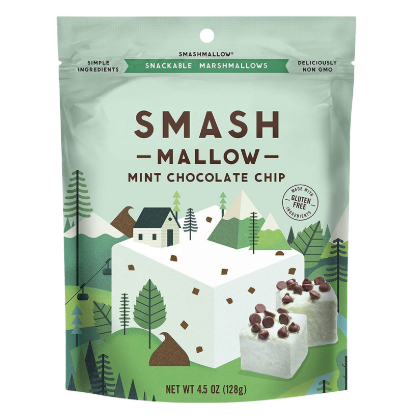 Picture of Smashmallow Mint Chocolate Chip Marshmallows 4.5oz