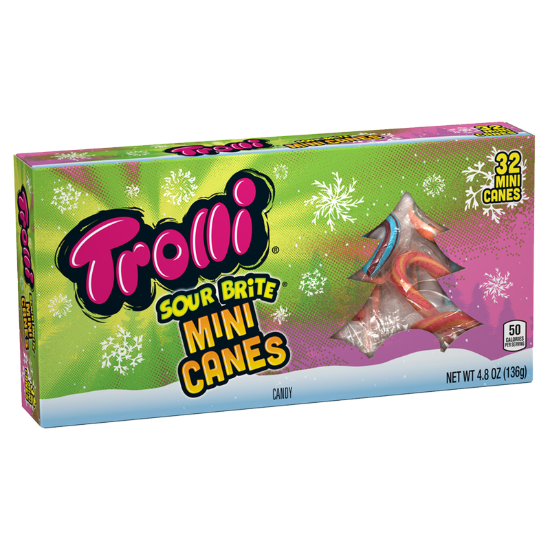 Picture of Trolli Sour Brite Mini Candy Canes 4.8oz