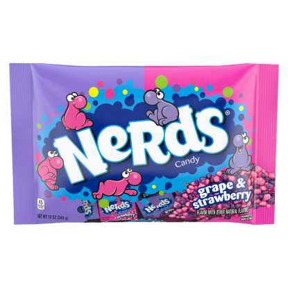 Picture of Nerds Grape & Strawberry Candy Fun Size 12oz