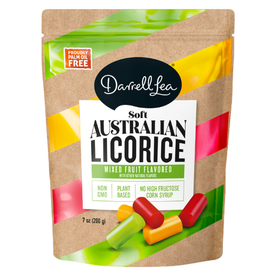 Picture of Darrell Lea Soft Australian Mixed Fruit Flavored Licorice, 7oz